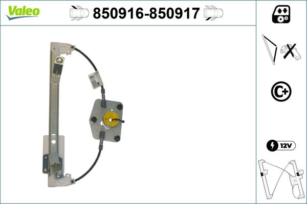 VALEO 850916 | Cam Mekanizması Arka Sol (Volkswagen Passat-10)