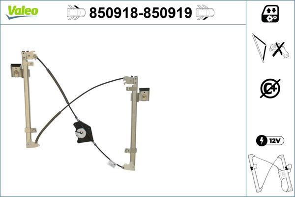 VALEO 850918 | Cam Mekanizması On-Sol Alfa 159 1.9Jts 05-11)