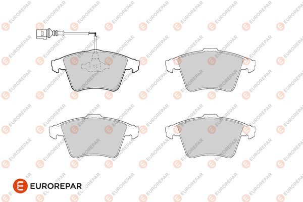 EUROREPAR 1686279380 | Fren Balatası Ön