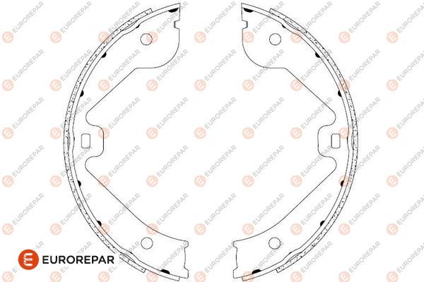 EUROREPAR 1690923180 | El Fren Balatası Gs8718
