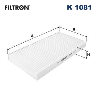 FILTRON K1081 | Polen Filtresi Corsa C / Vectra C / Combo / Tigra 02-12 Karbonsuz