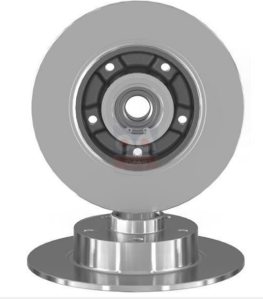 AYD 50611B | Fren Diski Arka Megane IV 16 > Kaplamalı Rulmanlı ABS Sensör Halkalı Yarıcapı 30mm | 2 Adet