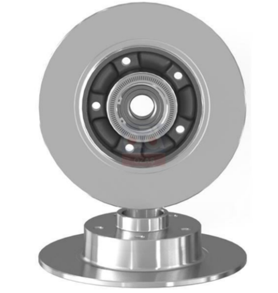 AYD 50763B | Disk + Rulman (1 + 1) Arka (Ad) Megane.III-Scenic + ABS Sensör Halkası | 1 Adet