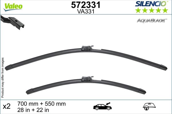 VALEO 572331 | Silecek On BMW Ix i20 Xdrive 21 >