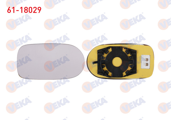 VEKA 61-18029 | Ayna Camı Sol-Sağ Elektrikli Fiat Palio, Albea 2002-2010