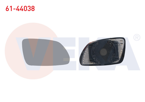 VEKA 61-44038 | Ayna Camı Sağ Isıtmalı VW Polo 2004-2009 / Skoda Octavia 2004-2009