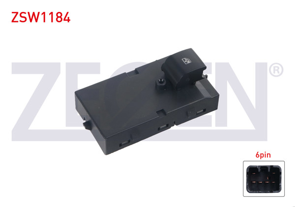 ZEGEN ZSW1184 | Cam Açma Anahtarı Tekli 6 Pin Chevrolet Aveo-Cruze 2009-2014