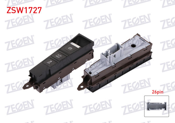 ZEGEN ZSW1727 | El Fren Anahtarı 26 Pin Volkswagen Passat CC 2011-2016