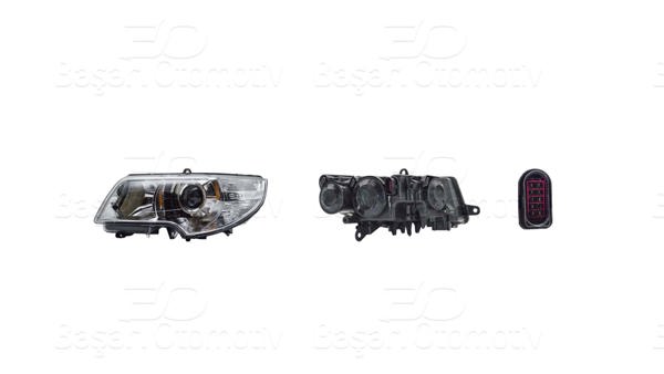 WISCO 1243124-00 | Far Sol Merceklı + Superb Yazılı Skoda Superb 08-13