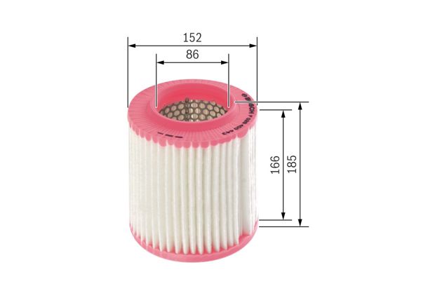 BOSCH F026400443 | Hava Filtresi