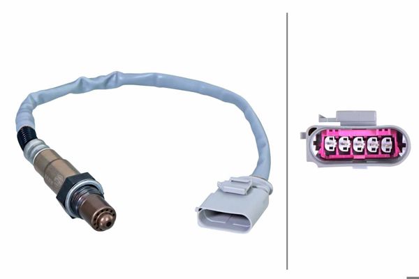 HELLA 6PA 358 243-191 | Lambda Sensörü Kat Öncesi 245mm Audi