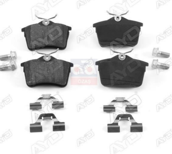 AYD 11-60072A | Arka Fren Balatası Peugeot 308 SW/307/Partner Tepee/Berlingo/C4 1.6 HDi