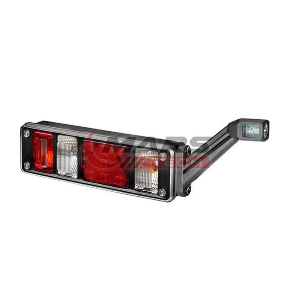 MARS 711446 | Dorse Stop Lambası Krone Tipi Soketli Siyah Led Park Boynuz Lu Sağ