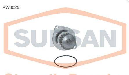 SUPSAN PW0025 | Devirdaim Su Pompası P106 Gtı Saxo Vts Tu5j4 (1.6 16V) P206 P207 C3 C4 Tu5jp4 (1.6 16V) Ec5