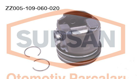SUPSAN ZZ005-109-060-020 | Motor Piston + Segman P206 P307 P406 1.6 HDI 16V Focus 1.6 TDCI Duratorq 16V 03- | 4 Adet
