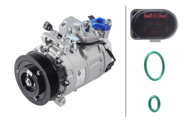 HELLA 8FK366200-201 | Klima Kompresörü Q7 07 > 15 Touareg 03 > 18