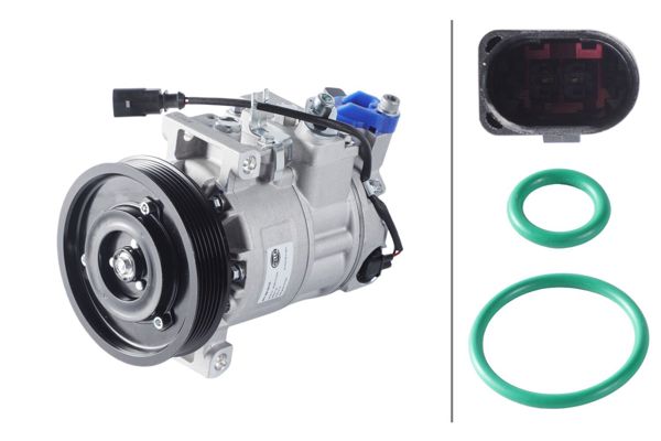 HELLA 8FK366200-531 | Klima Kompresörü A4 A5 A6 A7 Q5 08 > 12
