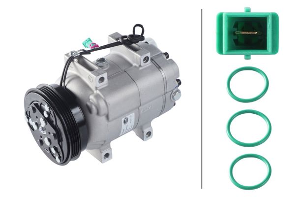 HELLA 8FK366200-801 | Klima Kompresörü Passat 97 > 00 A4 95 > 01 A6 98 > 01