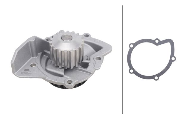 HELLA 8MP358410-861 | Devirdaim (Su Pompası) Rcz 308 508 3008 807 407 5008 Scudo Expert Jumpy III C8 Ds5 C4 Picasso C5 II