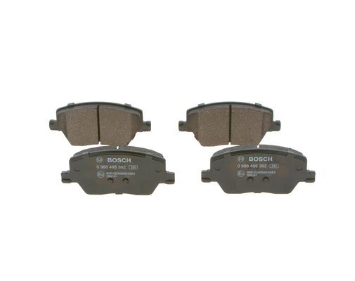 BOSCH 0986495392 | On Balata Fiat Egea 16 > 1.0 1.3 Mtj 1.4 1.6 1.6D K:19 mm G:133 mm Y:58.5 mm Küçük Tip
