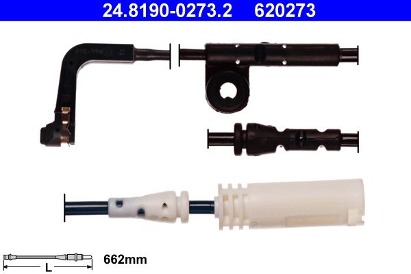 ATE 24.8190-0273.2 | Ön Fren İkaz Fişi E60
