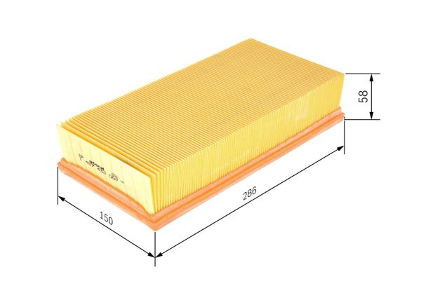 BOSCH 1457433067 | Hava Filtresi (BMW X5-7)