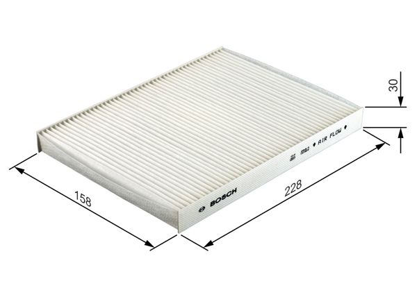 BOSCH 1987432039 | Polen Filtresi 99-Clio.II-Kangoo-Megane.I