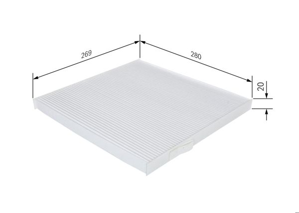 BOSCH 1987432237 | Polen Filtresi Nissan Murano Teana 2008-/