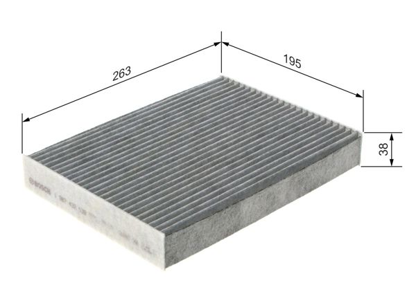 BOSCH 1987432538 | Polen Filtresi 09-Scenic 14-Traffic 1.6Dci + Ca