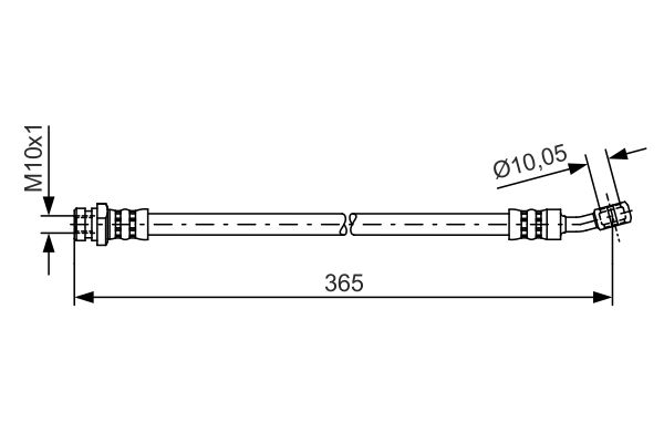 BOSCH 1987481456 | Fren Hortumu Arka Sağ