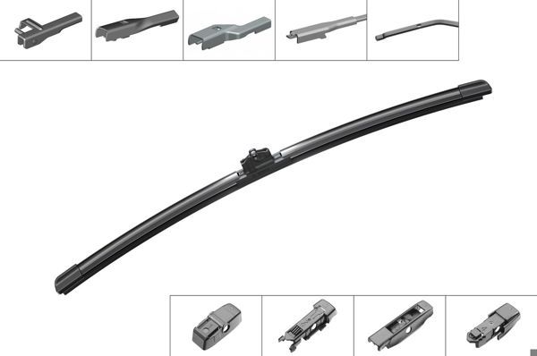 BOSCH 3397006945 | Silgi Süpürgesi Tek 45Cm 99-Clio.II-Mgn-II-Astra.H 15-Megane.IV 12-1-S (F20-F21) Aerotwın Plus