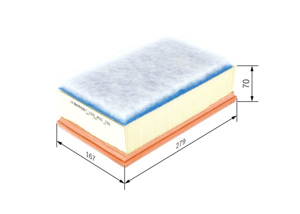BOSCH F026400150 | Hava Filtresi Pt.307-308-3008-5008-C4 2.0Hdi