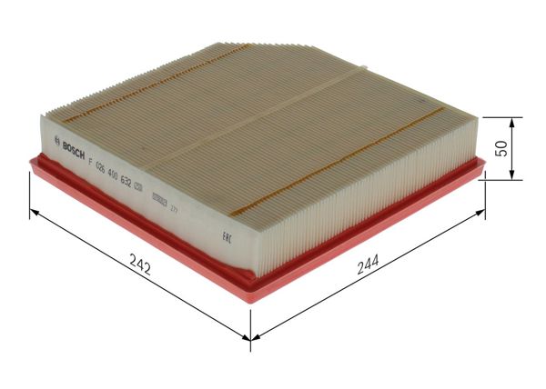 BOSCH F026400632 | Hava Filtresi 18-Vo.Xc40