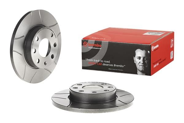 BREMBO 08.4475.75 | Fren Diski Ön Max Opel | 2 Adet