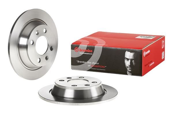 BREMBO 08.5037.10 | Fren Diski Arka Standard Saab | 2 Adet