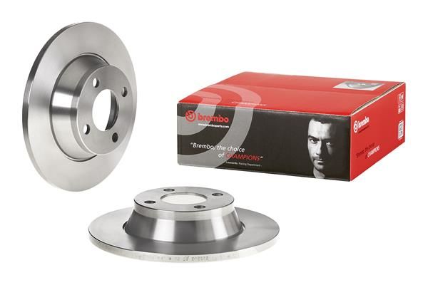 BREMBO 08.5709.10 | Fren Diski Ön Standard Audi | 2 Adet