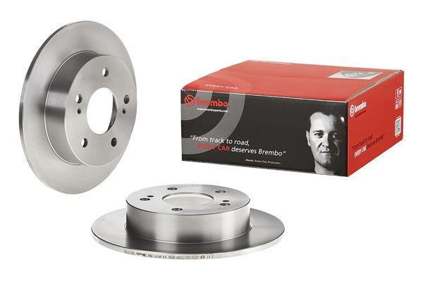 BREMBO 08.5737.20 | Fren Diski Arka Standard Nissan | 2 Adet