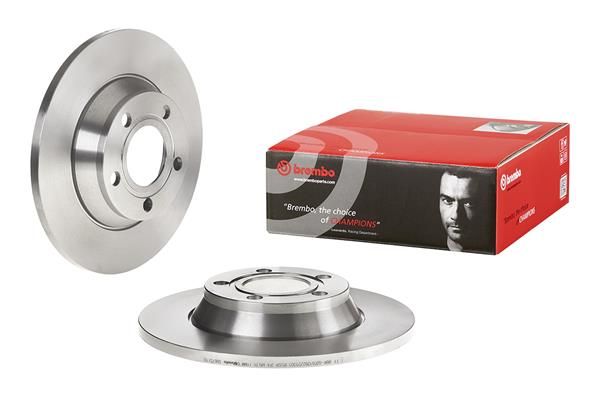 BREMBO 08.6751.10 | Fren Diski Ön Standard Audi | 2 Adet