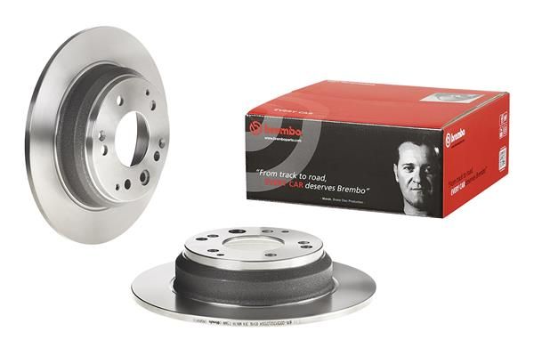 BREMBO 08.6898.10 | Fren Diski Arka Düz-(282-5)-(Honda Legend 96 / 11 / Shuttle 94 / 02) | 2 Adet