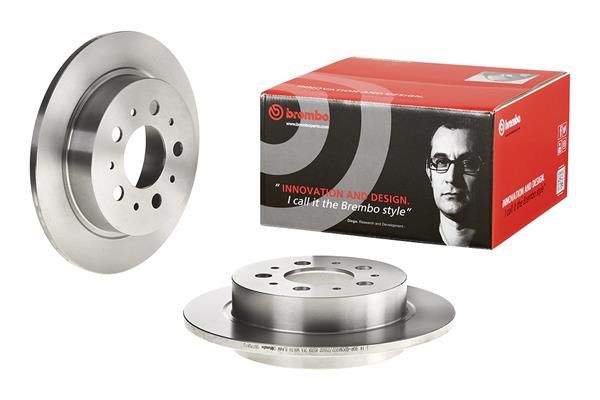 BREMBO 08.7768.10 | Fren Diski Arka Standard Volvo | 2 Adet