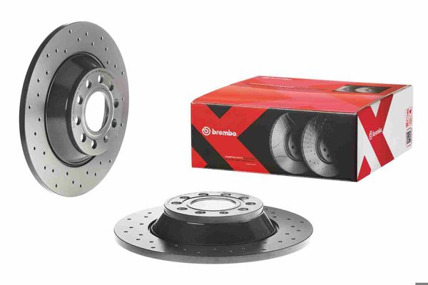 BREMBO 08.8843.2X | Fren Diski Arka Xtra Audi | 2 Adet