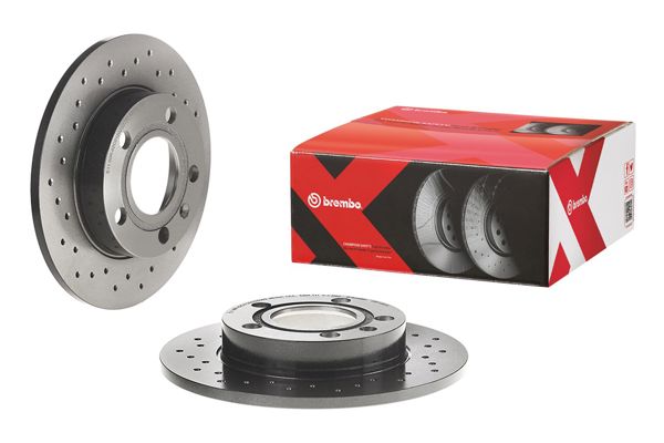BREMBO 08.9136.1X | Fren Diski Arka Xtra Audi | 2 Adet