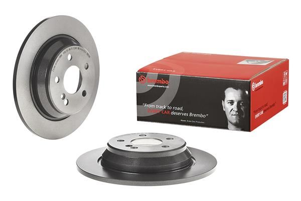 BREMBO 08.9729.11 | Fren Diski Arka UV Coated Mercedes-Benz | 2 Adet