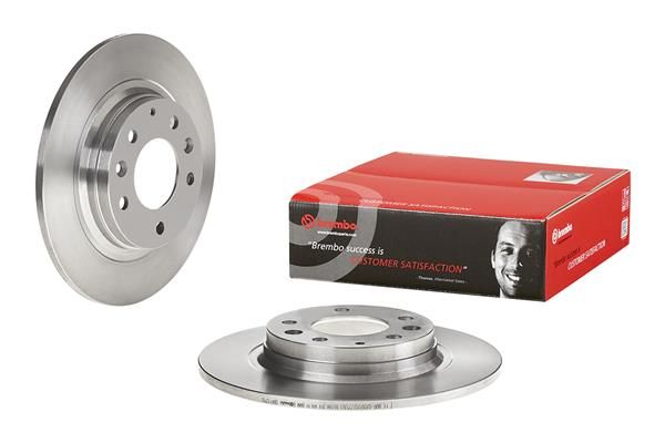 BREMBO 08.A112.10 | Fren Diski Arka Standard Mazda | 2 Adet