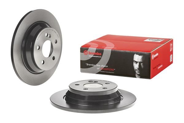 BREMBO 08.A734.11 | Fren Diski Arka UV Coated Mercedes-Benz | 2 Adet
