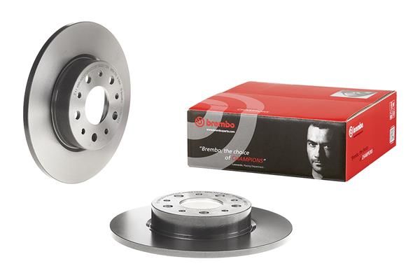 BREMBO 08.A915.21 | Fren Diski Arka UV Coated Fiat | 2 Adet