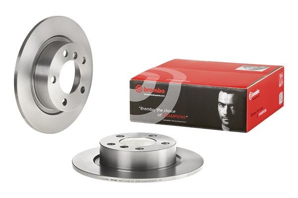 BREMBO 08.B649.10 | Fren Diski Arka Standard Mini | 2 Adet