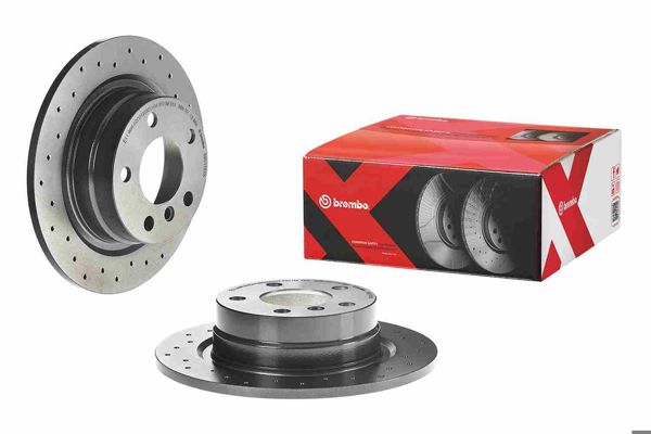 BREMBO 08.C115.1X | Fren Diski Arka (BMW 1Serısı (F20) 12 / 2010 -) Xtra Line-Xtra Delıklı