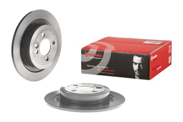 BREMBO 08.C307.11 | Fren Diski Arka UV Coated Mini | 2 Adet