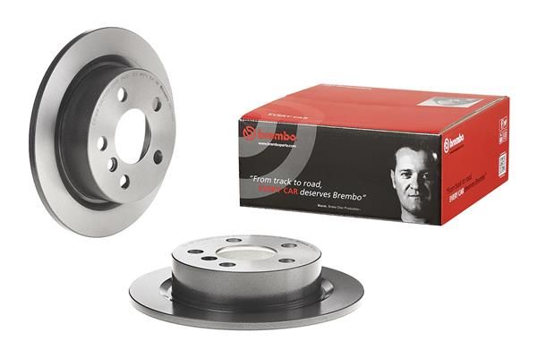 BREMBO 08.C745.11 | Fren Diski Arka UV Coated Mini | 2 Adet